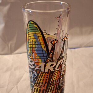 Barcelona shot glass